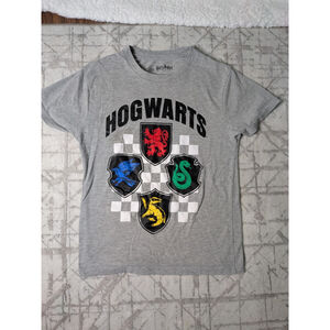 Official Wizarding World Of Harry Potter Hogwarts Crest Tee Youth Medium